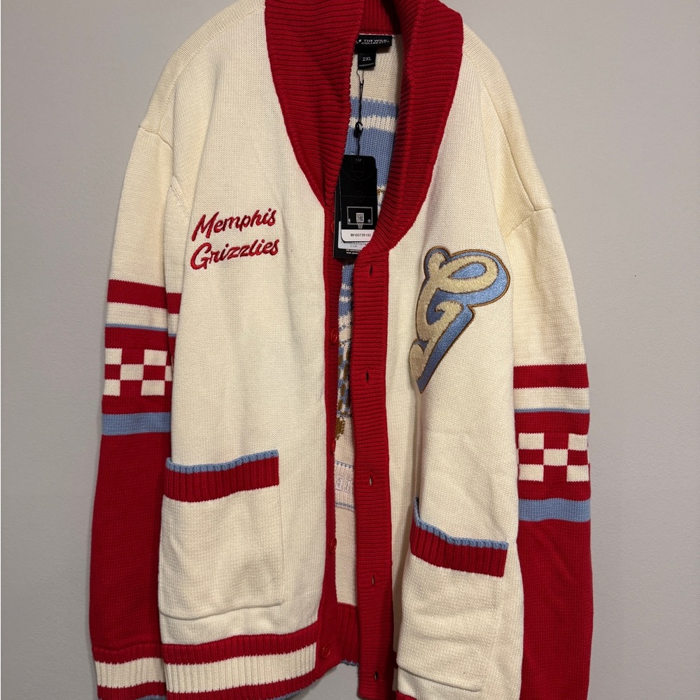 Memphis Grizzlies Cardigan Sweater